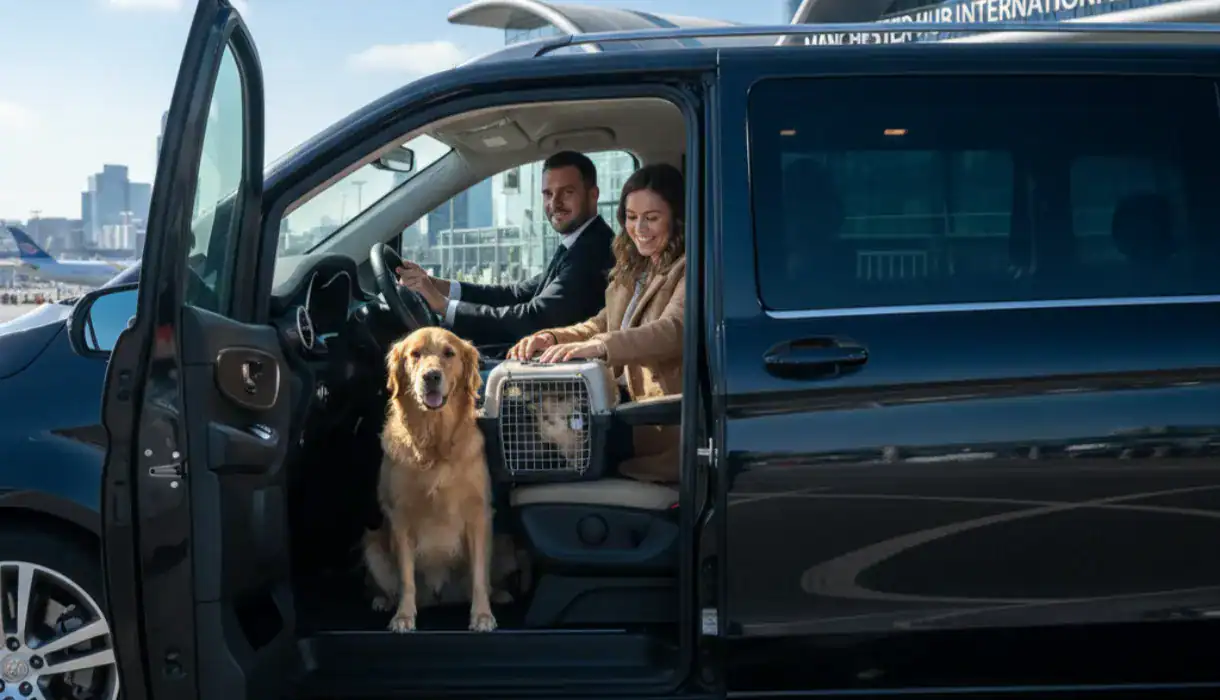 Reliable Manchester Airport taxi service with fixed prices and pet-friendly options.