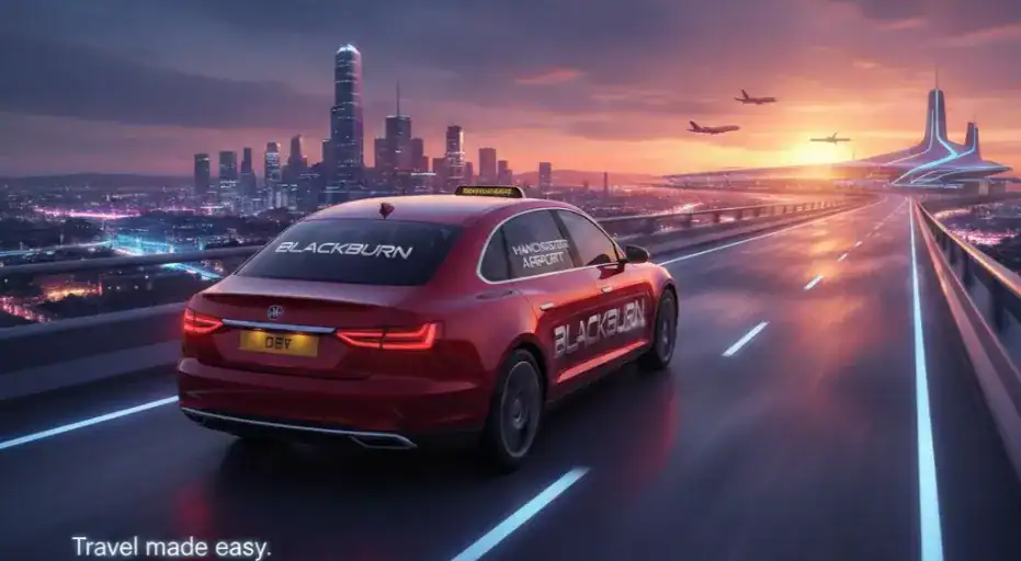 blackburn to manchester airport taxi