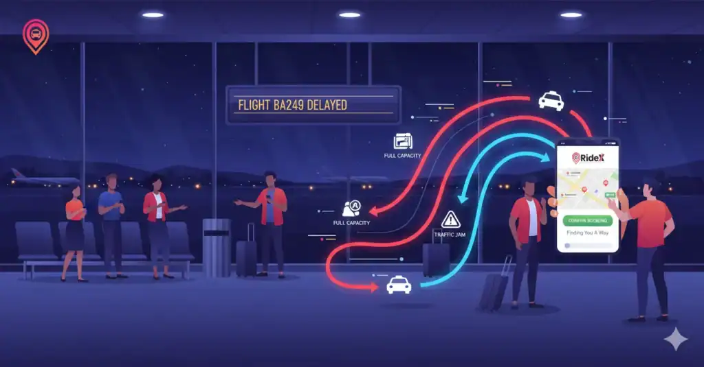 What Happens if Flight Delayed: Solutions for Pre-Booked Taxis and Rides