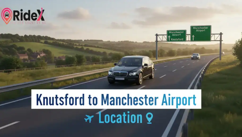 Knutsford to Manchester Airport Location