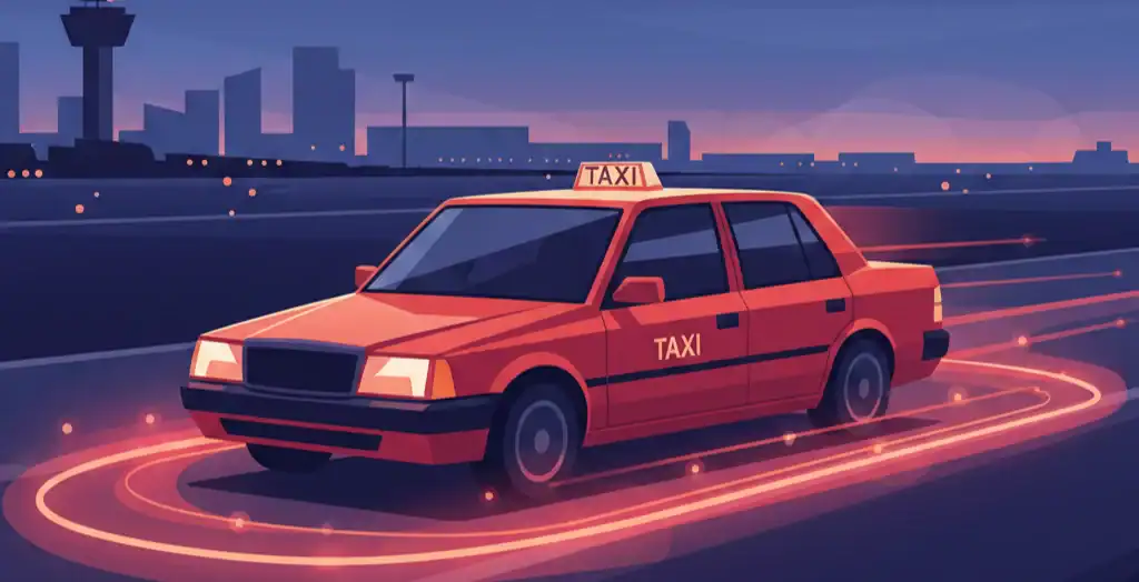 how early should i book airport taxi