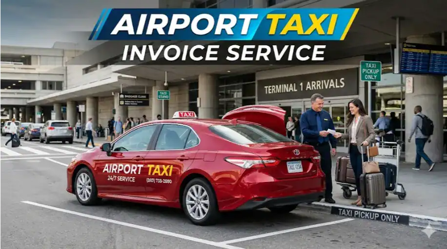 Airport Taxi Invoice Service for Business Travellers