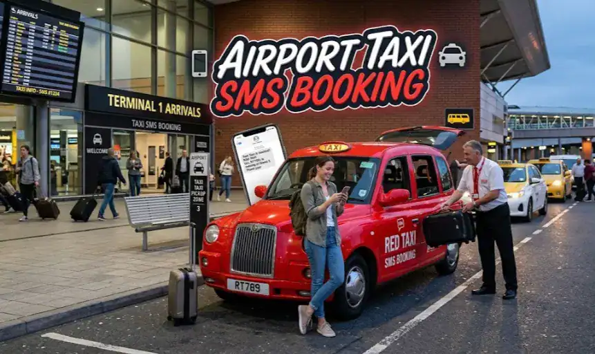 SMS Airport Taxi Booking: Text to Book Your Manchester Transfer