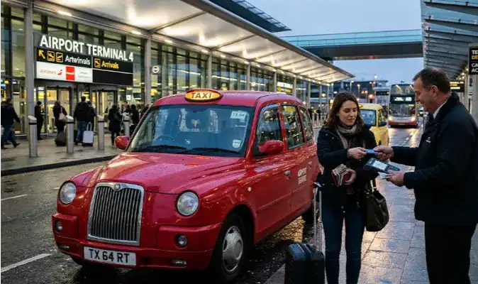 Manchester Airport taxi service with fixed prices and professional drivers.