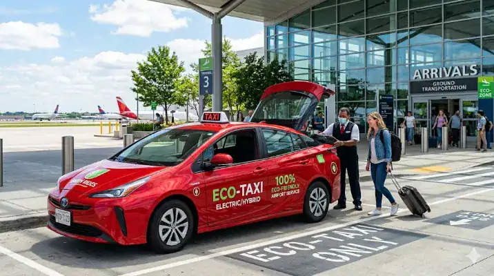 eco friendly airport taxi manchester