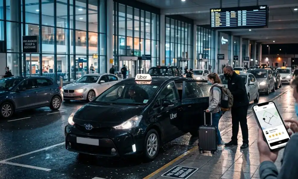 Where Uber Pickups Happen (by Terminal)