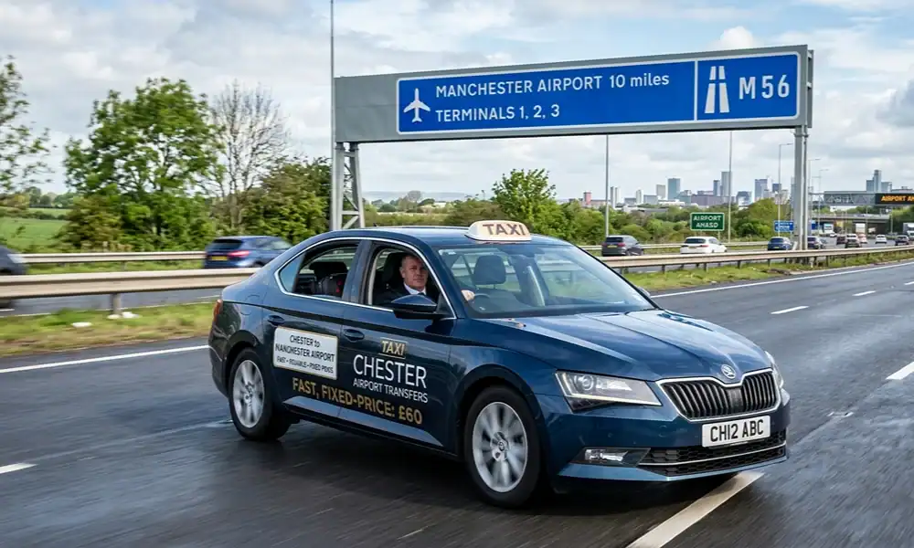Chester to Manchester Airport Taxi: Fast, Fixed-Price Transfers