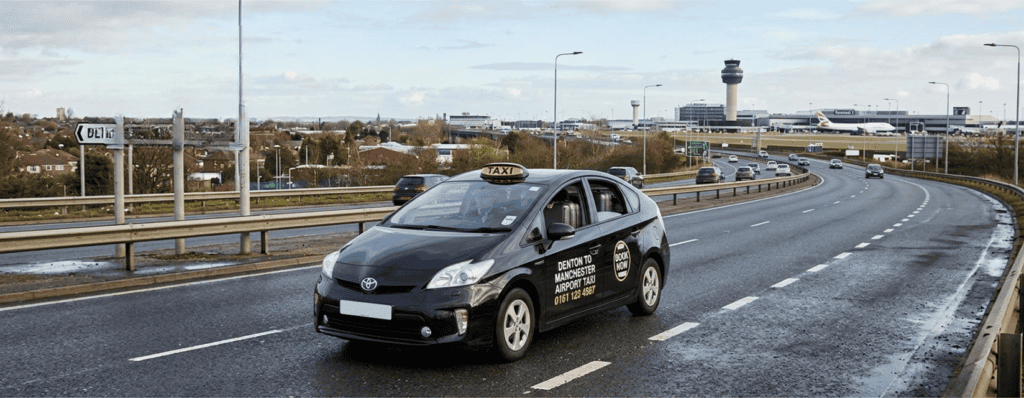 Denton to Manchester Airport Taxi: Fixed Prices, 24/7 Service by RidexTaxis