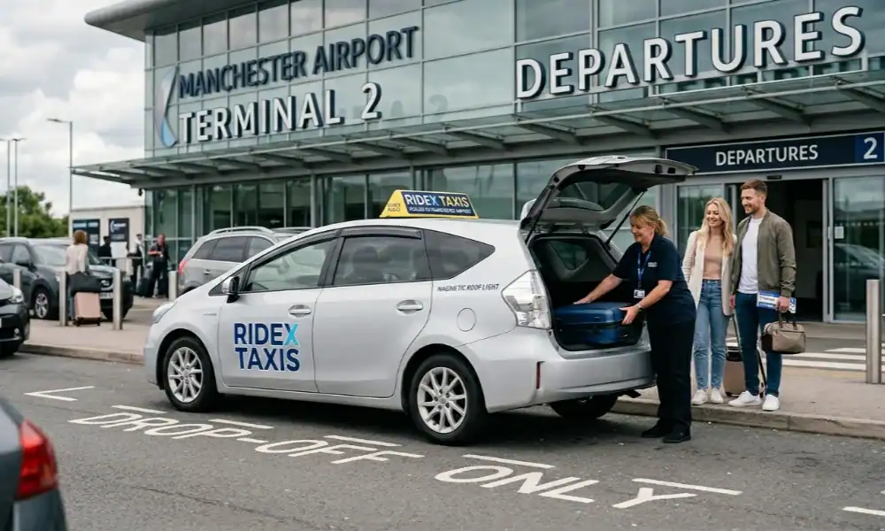 Ridex Exclusive Private Transfer Taxi Service: Eccles to Manchester Airport