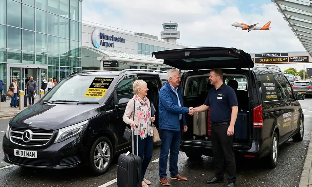Huddersfield to Manchester Airport Taxi — Fixed Price, No Surprises