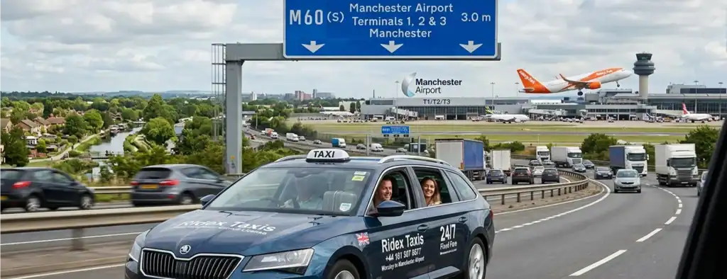 Worsley to Manchester Airport Taxi Service: Fixed Fares & 24/7 Reliability