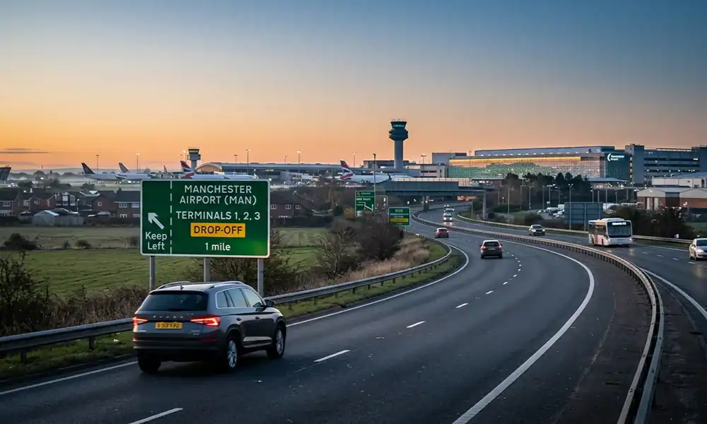 Worsley to Manchester Airport Taxi Service: Fixed Fares & 24/7 Reliability