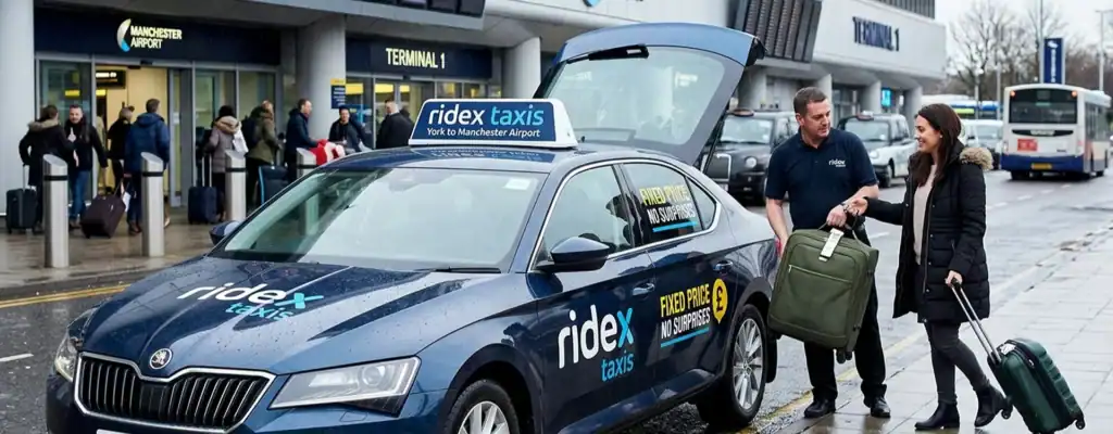 York to Manchester Airport Taxi, Fixed Price No Surprises