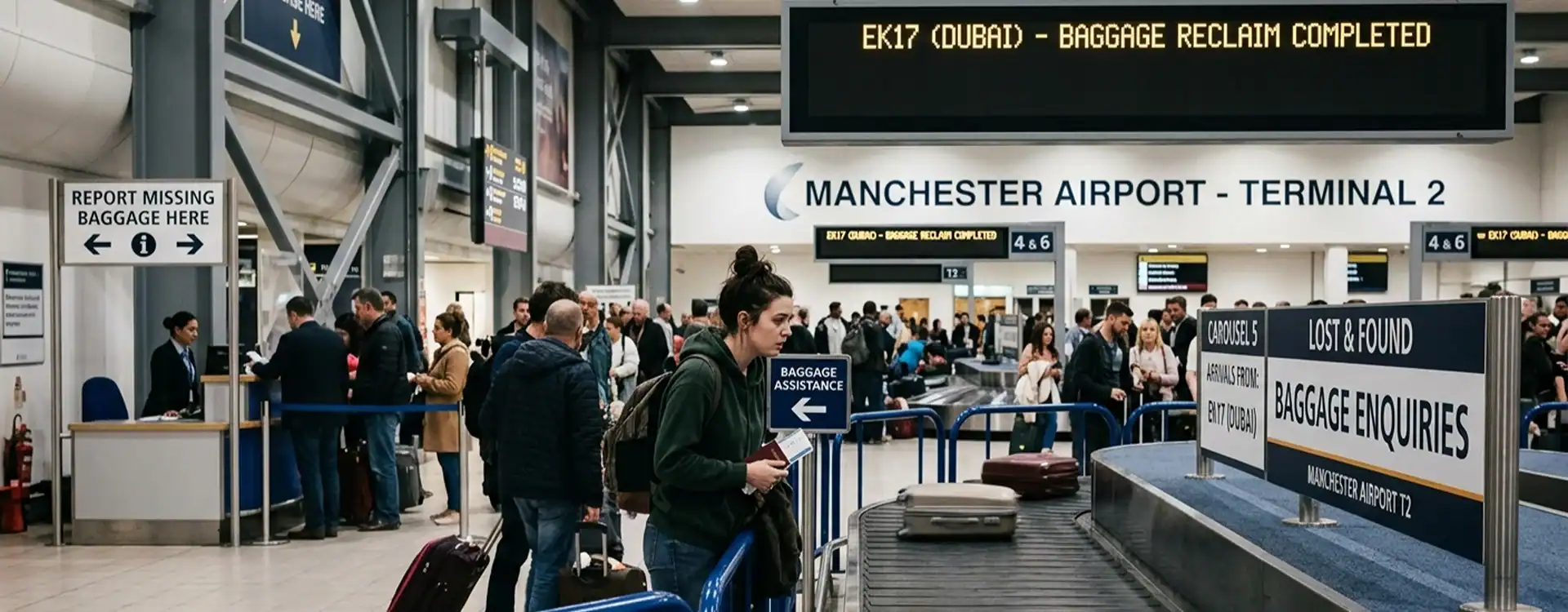 Lost Luggage at Manchester Airport: What to Do, Step by Step
