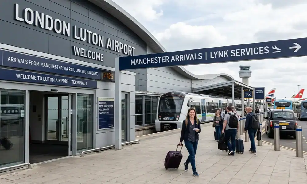 Manchester to Luton Airport Taxi: Fixed Fares, No Surge