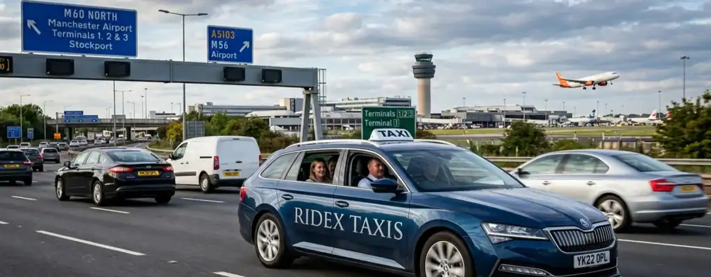 Nottingham to Manchester Airport Taxi: Fixed Price, No Surge