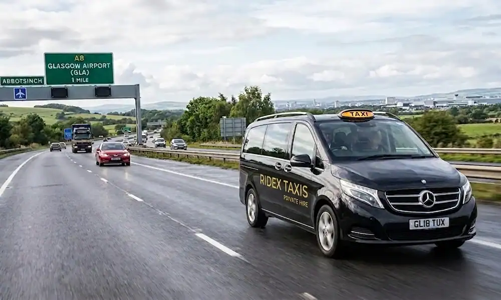 Manchester to Glasgow Airport Taxi: Fixed Price, 24/7