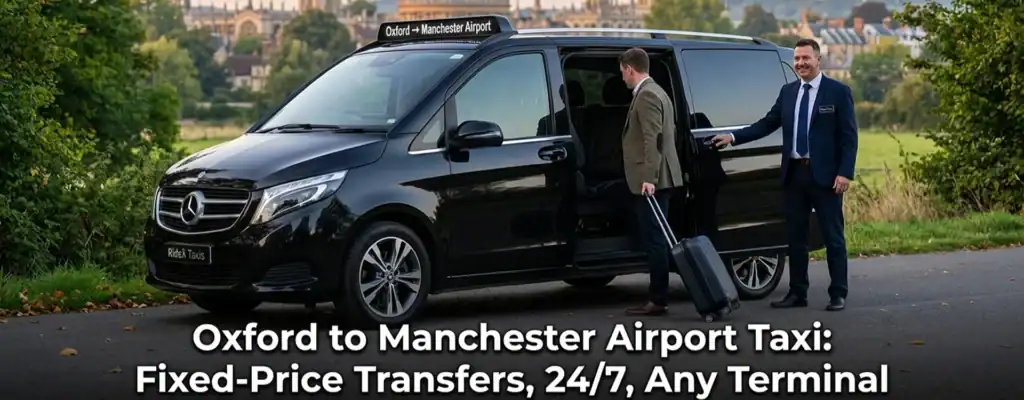 Oxford to Manchester Airport Taxi: Fixed-Price Transfers
