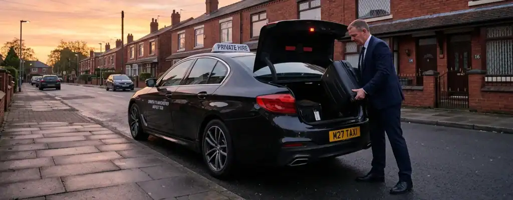Swinton to Manchester Airport Taxi: Fixed Price, 25–35 Min Journey