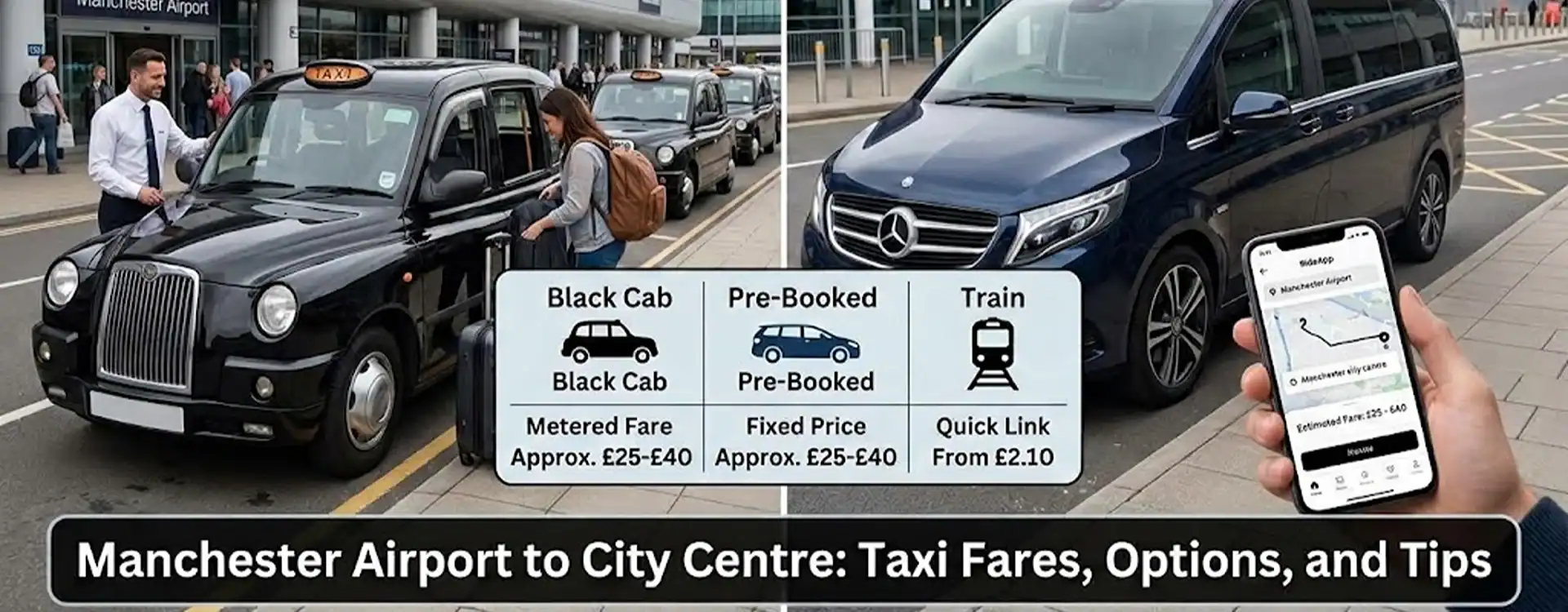 How Much Does a Taxi From Manchester Airport to City Centre Cost? 2026 Guide